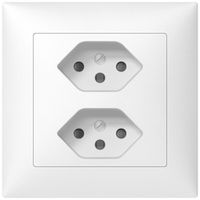 Presa INC Sidus B 2×T13 bianco