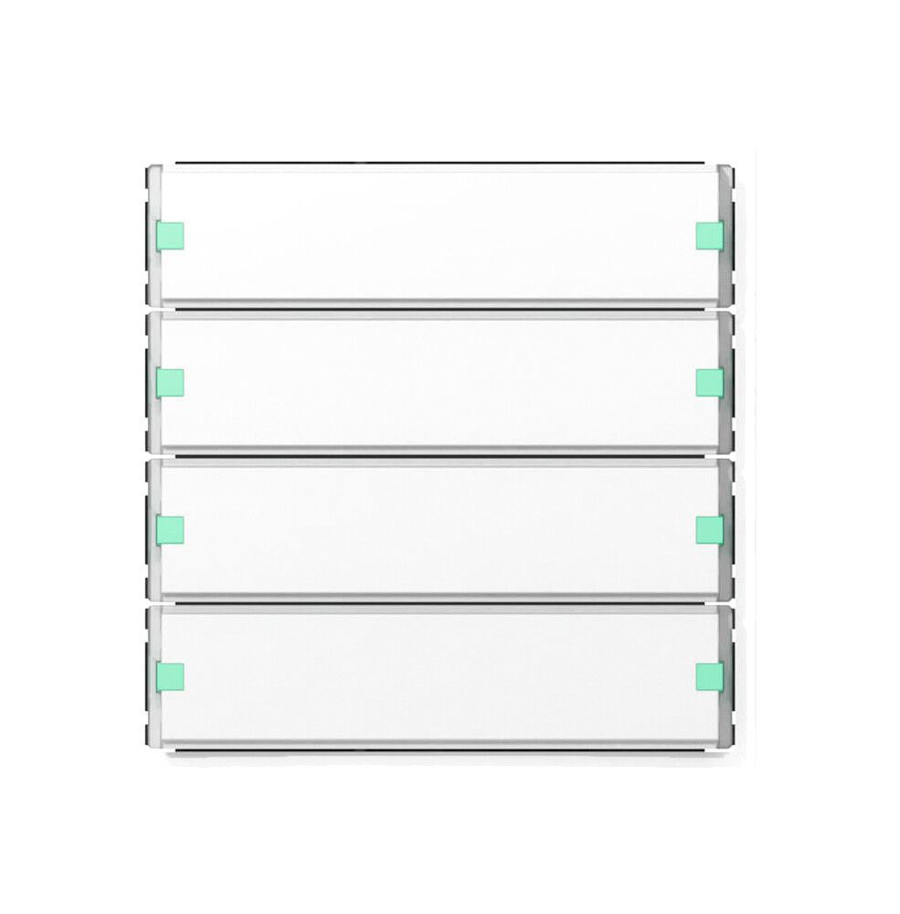 Couronne pour senseur poussoir SIDUS KNX FSet-ZE 4/8, blanc