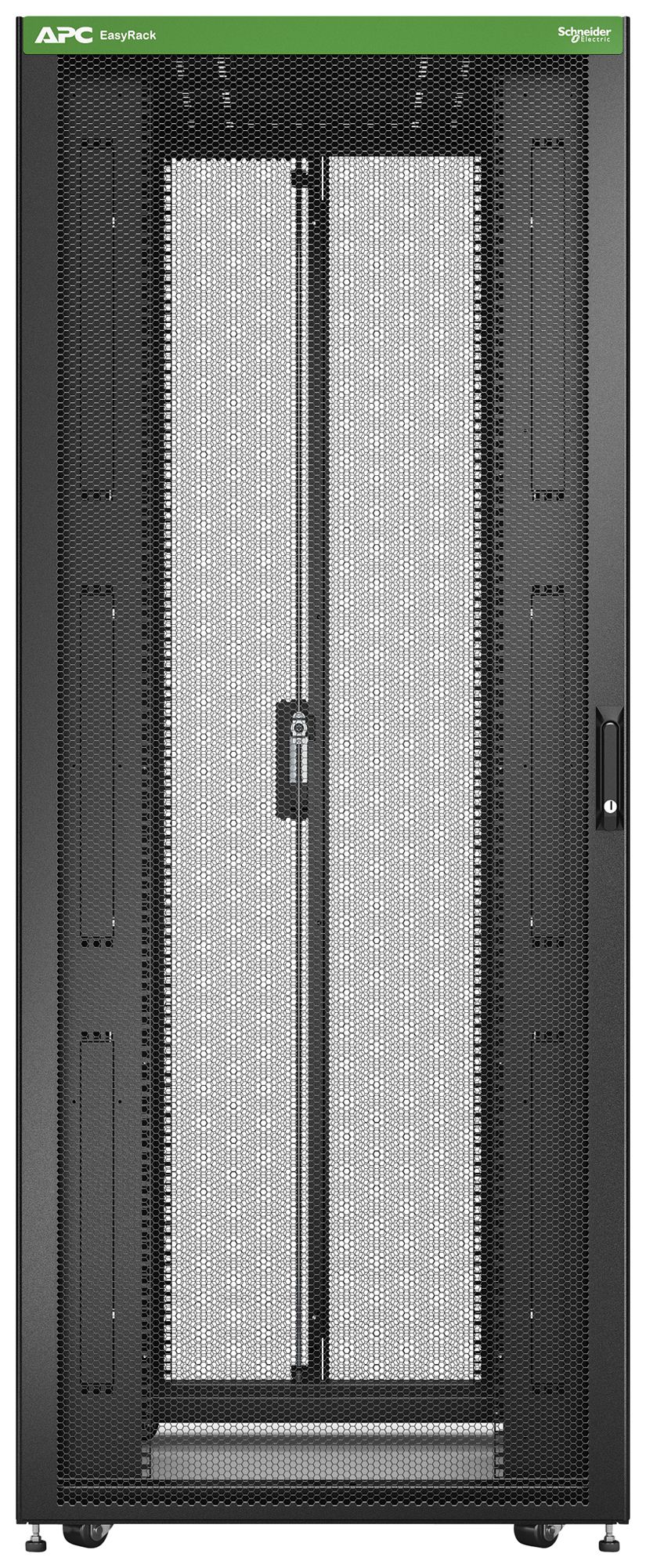 Netzwerkschrank Easy Rack 800mm/42HE/1200mm mit Boden schwarz