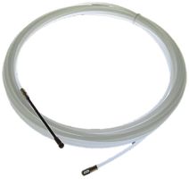 Einziehdraht Nylon mit Feder 2 Ösen fixiert 30m