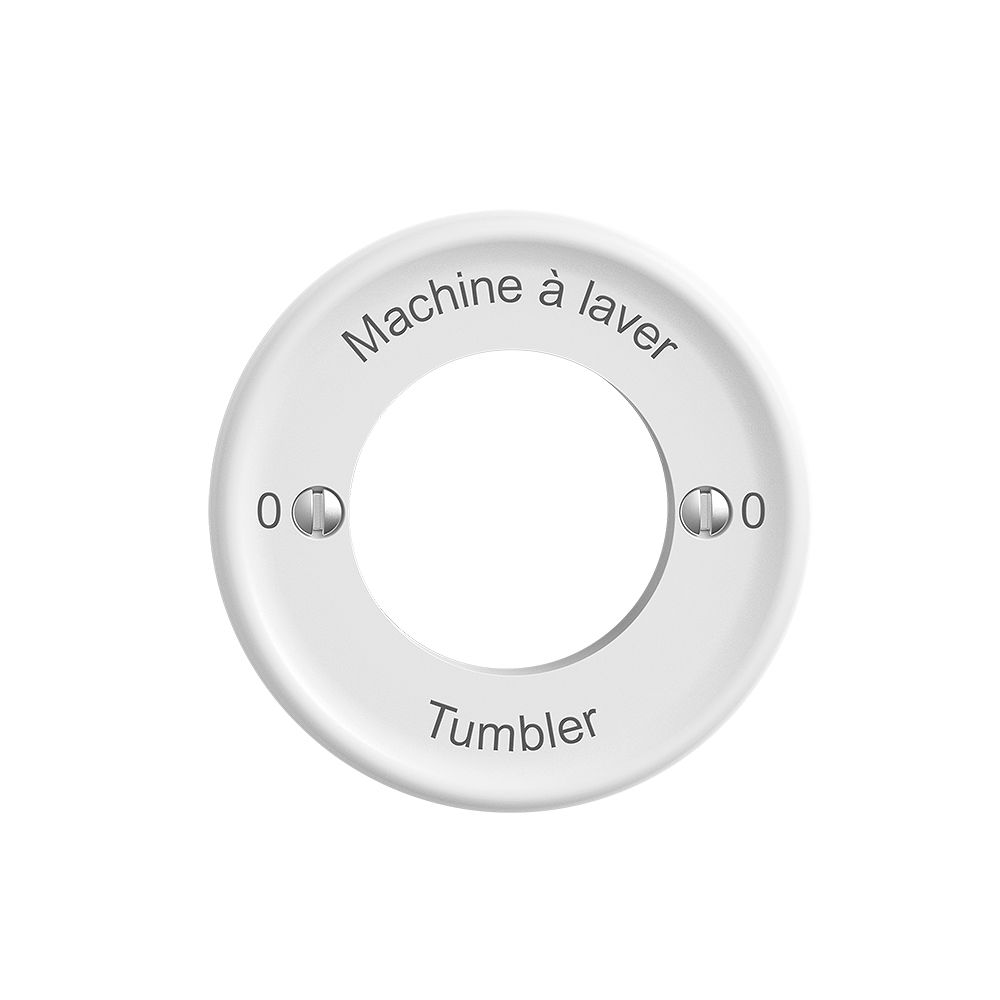 Frontset 0-Machine à laver-0-Tumbler STANDARDdue, weiss