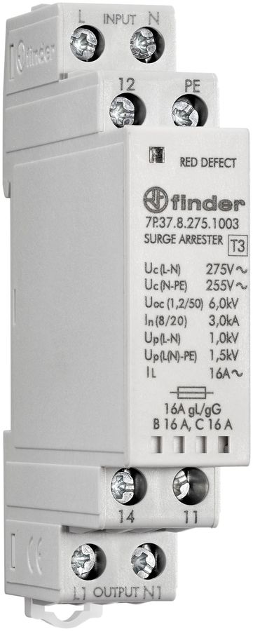 REG-Überspannungsschutz Finder SPD Typ 3 für TN-S und TT-Netze 1-phasig