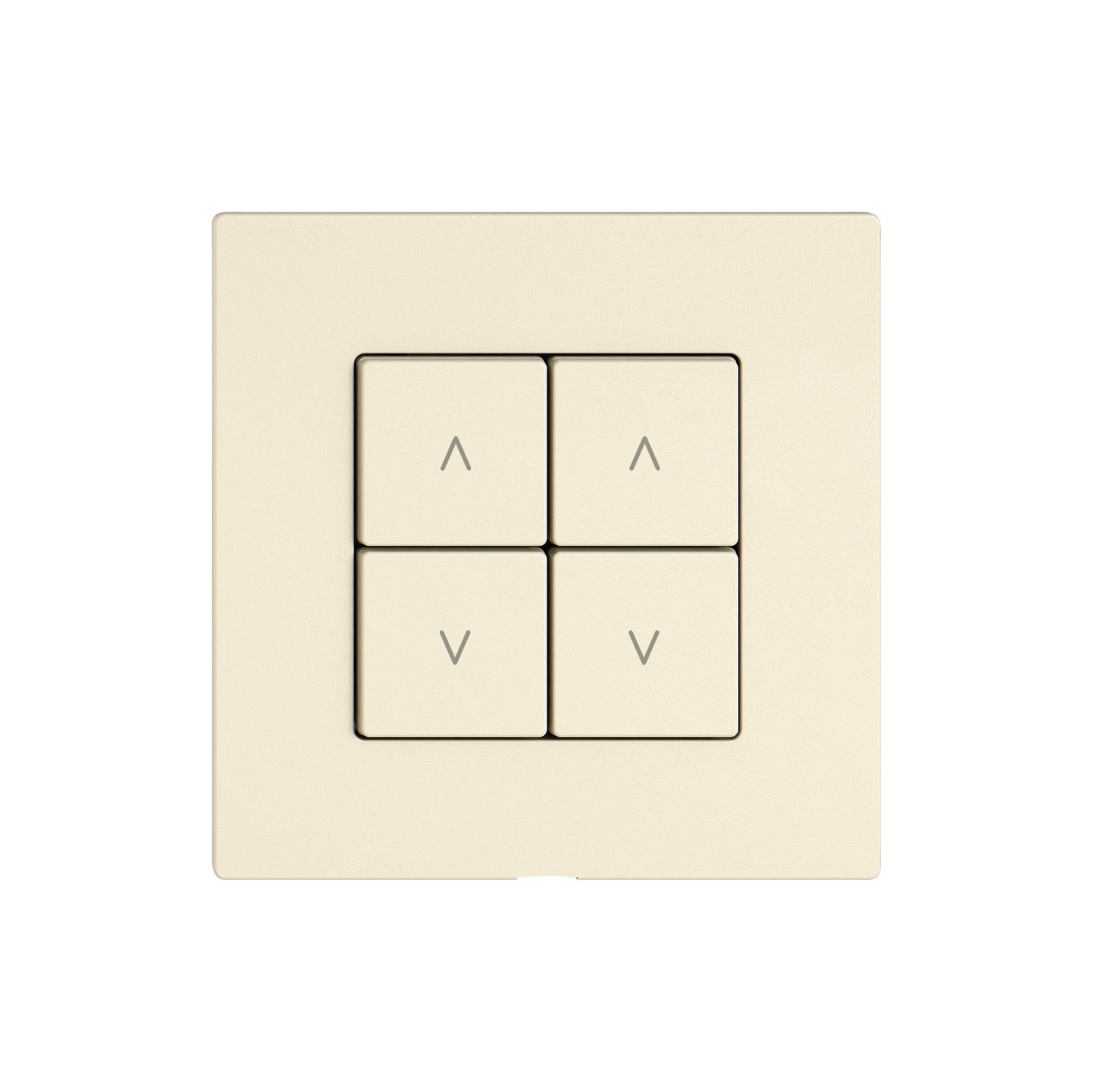 Commande pour interrupteur stores EDIZIO.liv Wiser SNAPFIX® 2C WLAN 4T cr