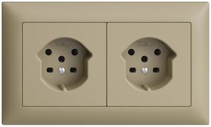 UP-Kombination I-I EDIZIOdue 2×T15 horizontal sand