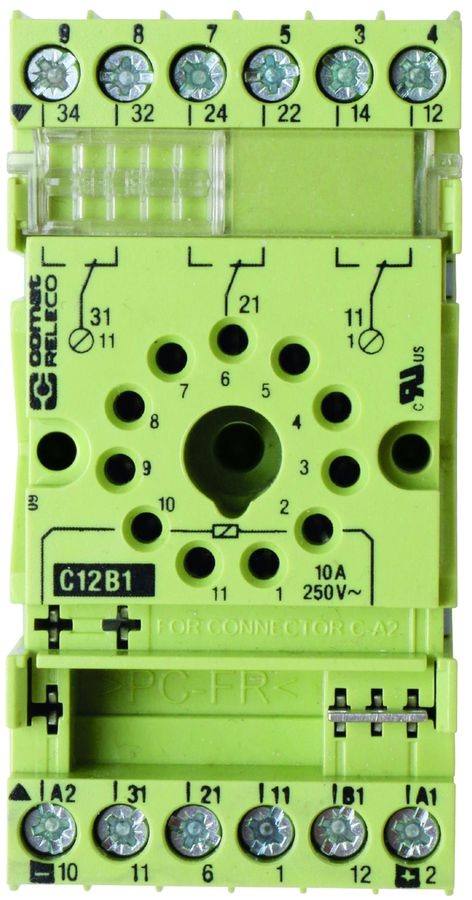 Stecksockel ComatReleco 12L für C31 +C32