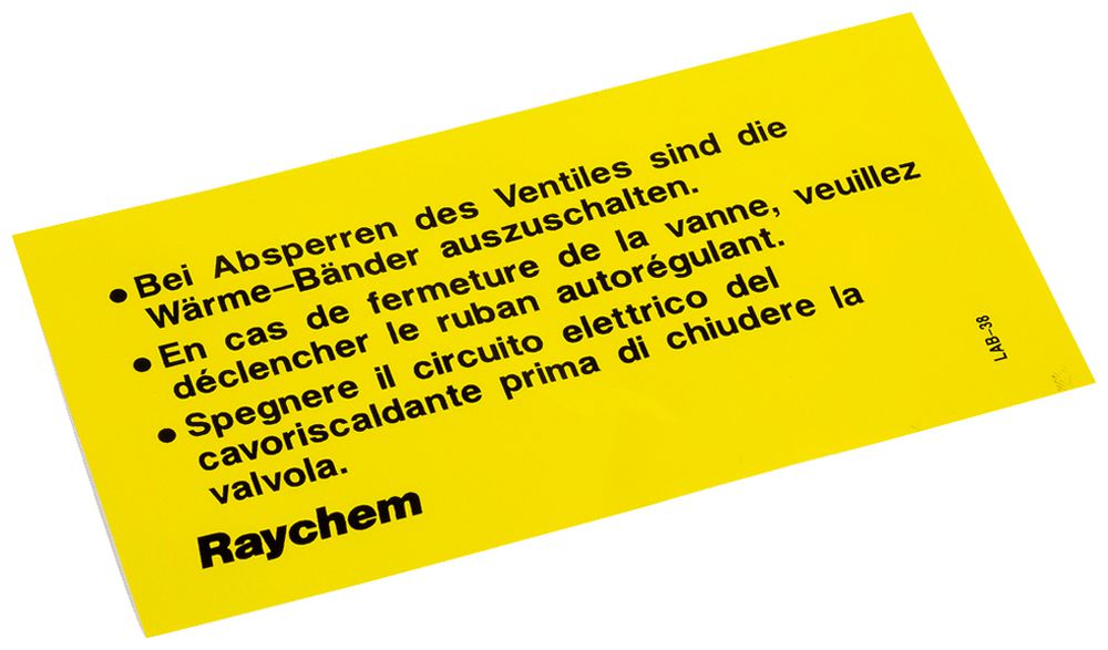 Warnschild Kunststoff LAB-38