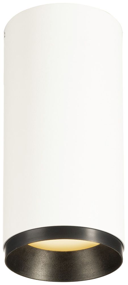 LED-Deckenleuchte SLV NUMINOS M PHASE 20W 1885lm 2700K 60° Ø85×185mm weiss