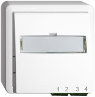 AP-Anschlussdose FTTH EDIZIOdue FH 2×LC APC Duplex FX.39 weiss