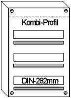 AP-Sicherungsverteiler HAG 3-Reihen/48Mo 340×500×97mm
