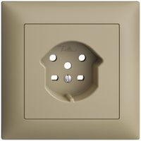 UP-Frontset EDIZIOdue sand 88×88mm 1×T15