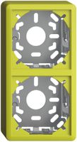 Kappe mit Grundplatte 2×39mm für Kombination FX vertikal/horizontal lemon