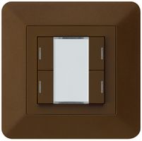 Tasto INC kallysto.trend KNX 4×LED RGB s/e-link marrone