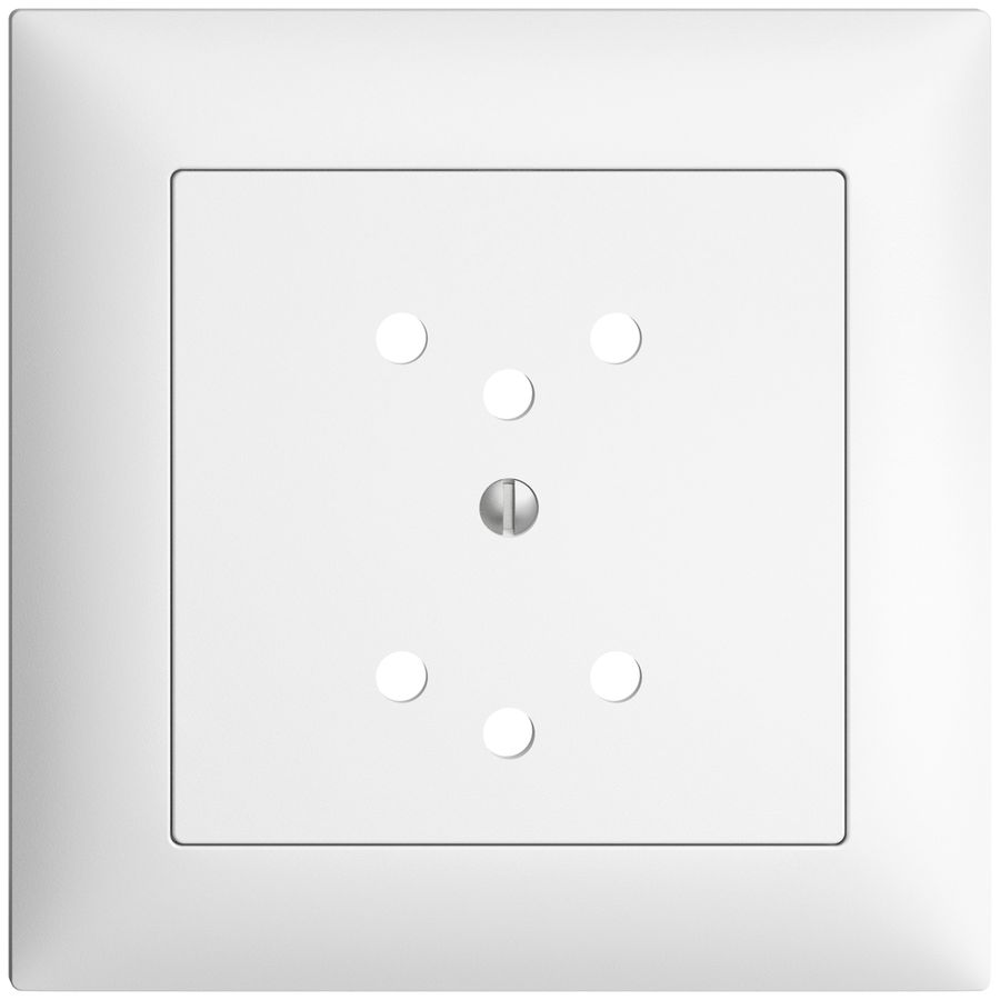 Kit frontale EDIZIOdue bianco 88×88mm 2×T12