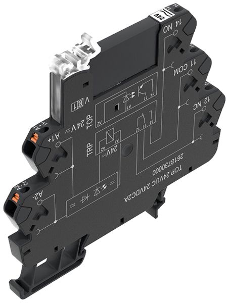 Halbleiterrelais WM TOP NO Transistor bipolar 21.6…26.4VUC 0.1A/48VDC push-in