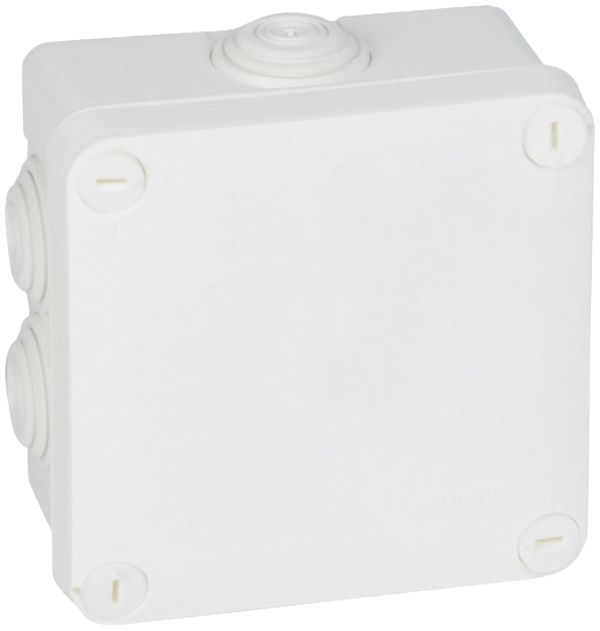 Boîte de dérivation AP PLEXO vide 105×105mm blanc