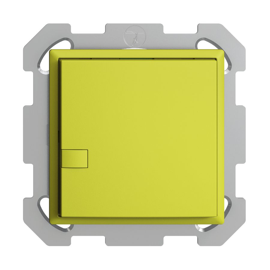 UP-KNX-Taster RGB EDUE, 250mW, o.LED, 1×Taste, 1×Tastenb., lem