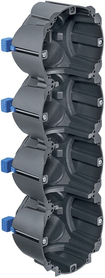 Scatola per parete cava HSB D83, grd. 4×1, 263×83×65mm TFI 850°C