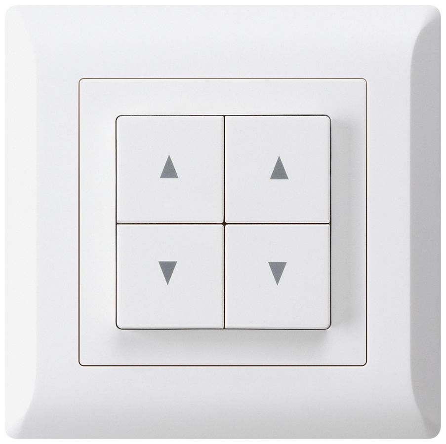 Contact pour stores ENC kallysto.line blanc avec 4 touches