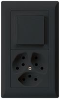 Combinaison ENC kallysto.line grd.I-I verticale poussoir+combi.S3/type 13 noir
