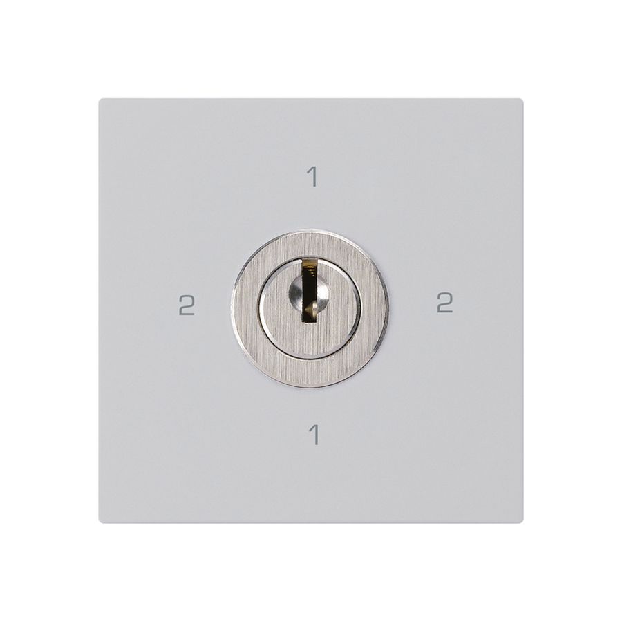 Einsatz zu Schlüsselschalter kallysto 3/1L hellgrau mit Schloss Kaba 8