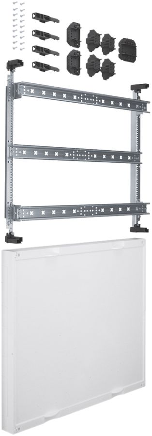 Baustein Hager univers N 450×500mm für Reihenklemmen waagrecht