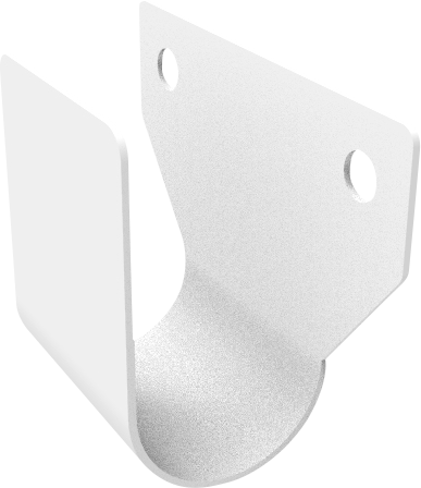 Universalhalter für Ladekabel Anschraubbar / Farbe: weiss