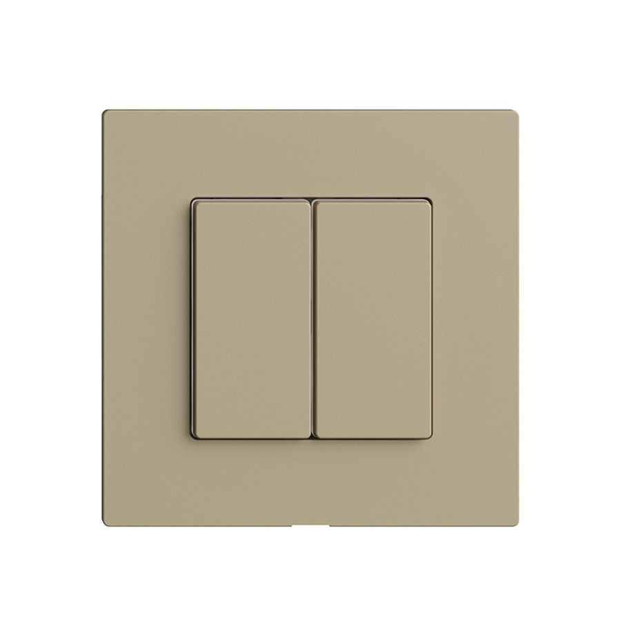 Druckschalter 2K/2T WLAN Edue Wiser sand