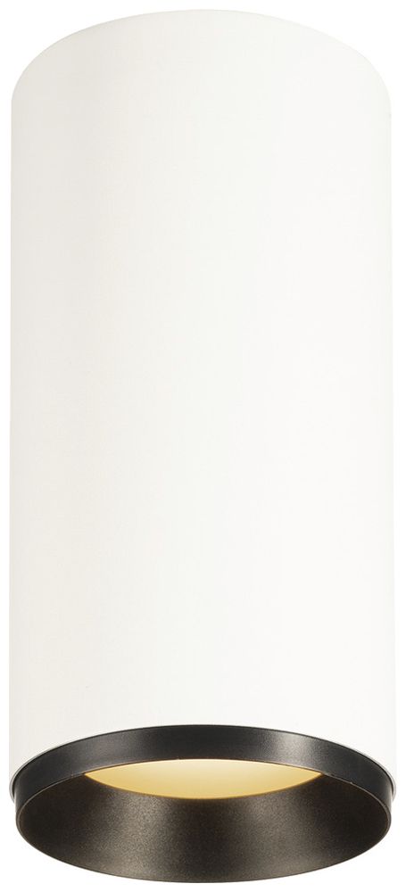 Plafonnier LED SLV NUMINOS L PHASE 28W 2475lm 2700K 60° Ø100×213mm blanc