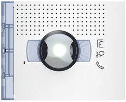 Frontblende für Tür-Lautsprecher/Kamera-Modul 96° Sfera weiss