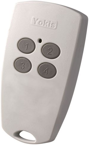 Télécommande RF Yokis TLC4CP 4 touches 2.4GHz IP54 blanc