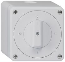 AP-Drehschalter robusto IP55 Schema 1/1P grau