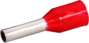 Aderendhülse Ferratec DIN isoliert 1mm²/6mm rot