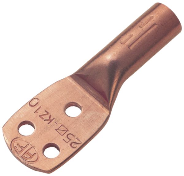 Capocorda pressione AV 14 3-fori, Cu nudo, 35mm², Ø 8mm