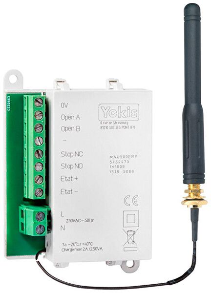 Attuatore automatico RF INC YOKIS MAU500ERPX per comando cancelli motorizzati