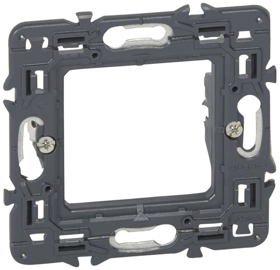 Befestigungspl. Legrand für Batibox mit Spreizkrallen 37mm 1×2 Mod.