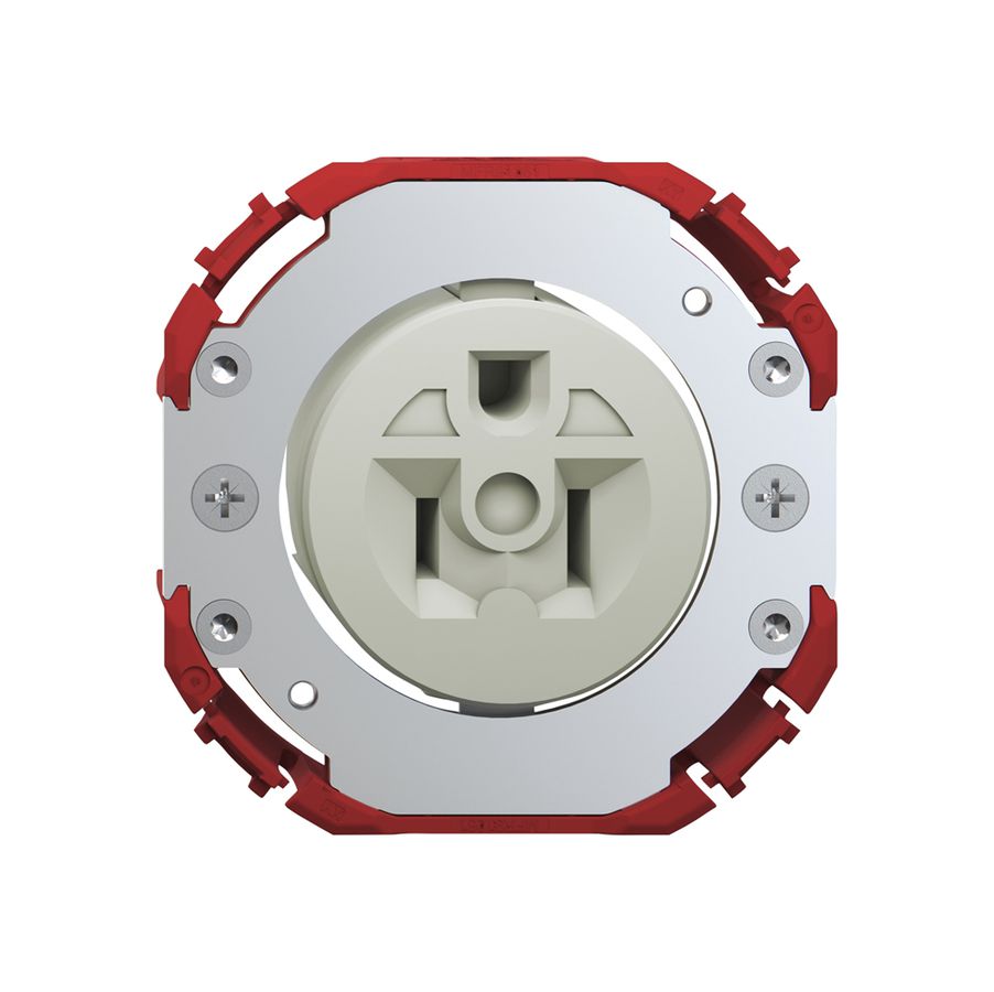 Steckdose NEMA SNAPFIX® 1×US/CA (NEMA 5-15) (Typ B) 20A 250V IP20 alu