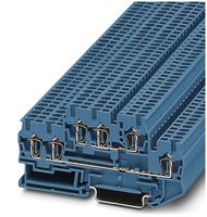Durchgangsreihenklemme 0.08…4mm² blau STTB 2.5-TWIN BU