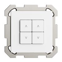 Interrupteur stores ENC 2K/4T Edue Wiser blanc