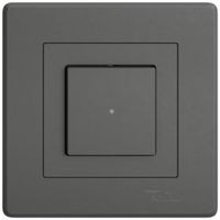 UP-Montageset EDIZIO.liv SNAPFIX® f.Schalter&Taster m.1 Knopf m.Frontlinse dgu