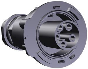 Prise Wieland 5L 50A noir RST 50i5 250/400V 4…6mm² IP65