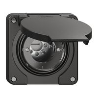 Drehschalter NEVO N.CO 0/1L, ohne Zylinder, KS, 0-1-0-1, schwarz