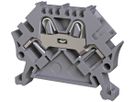 Durchgangs-Reihenklemme Woertz 0.5…4mm² 32A 800V Steckklemmansch.2×1 TH35 grau