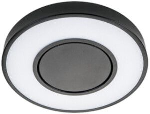 LED-Anbauleuchte SG Circulus 17W 1360lm 2700K DIM Ø360×45mm schwarz