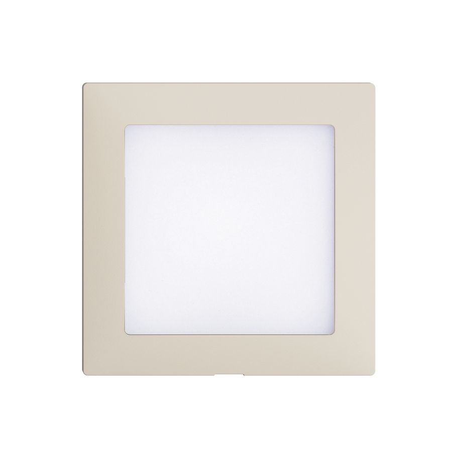 Frontset EDIZIOdue crema, 60×60mm für LED-Leuchte