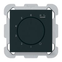 UP-Raumthermostat kallysto An/Aus 230VAC 4A 77×77mm schwarz