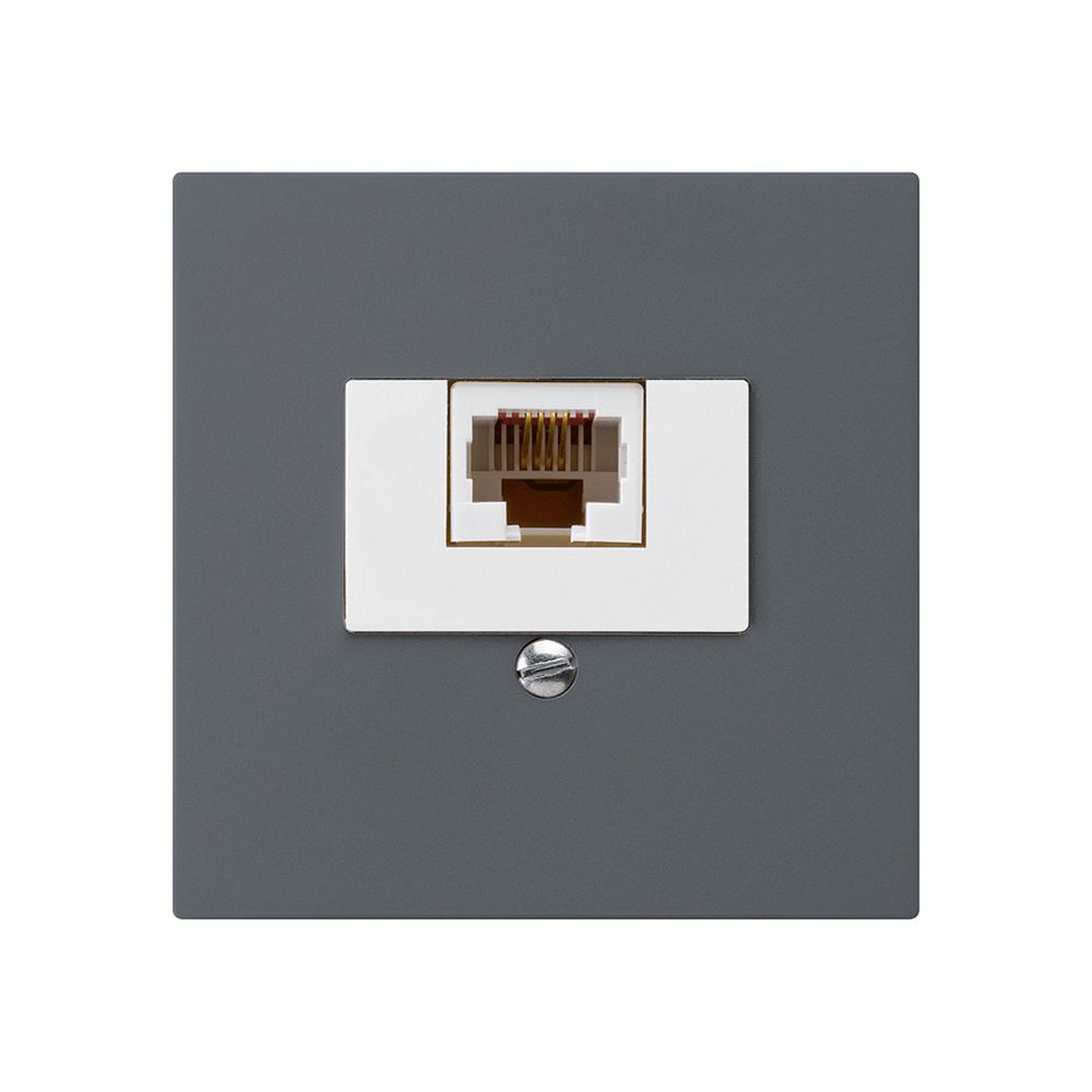Einsatz zu Anschlussdose kallysto 1×RJ45u anthrazit