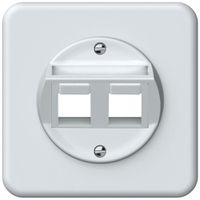 Kit di montaggio INC origin obliquo 2×Keystone 92×92mm bianco