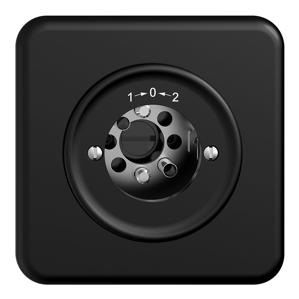 Contatto rotativo INC 1>0<2 STANDARDdue nero per serrat.s.cil.