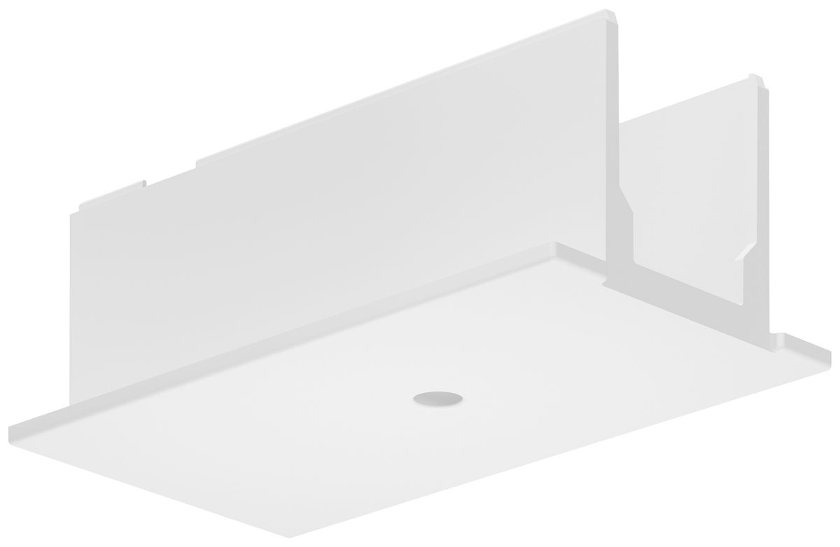 EB-Blindabdeckung Sylvania OneTrack Endeinspeiser Polycarbonat 95×31mm weiss