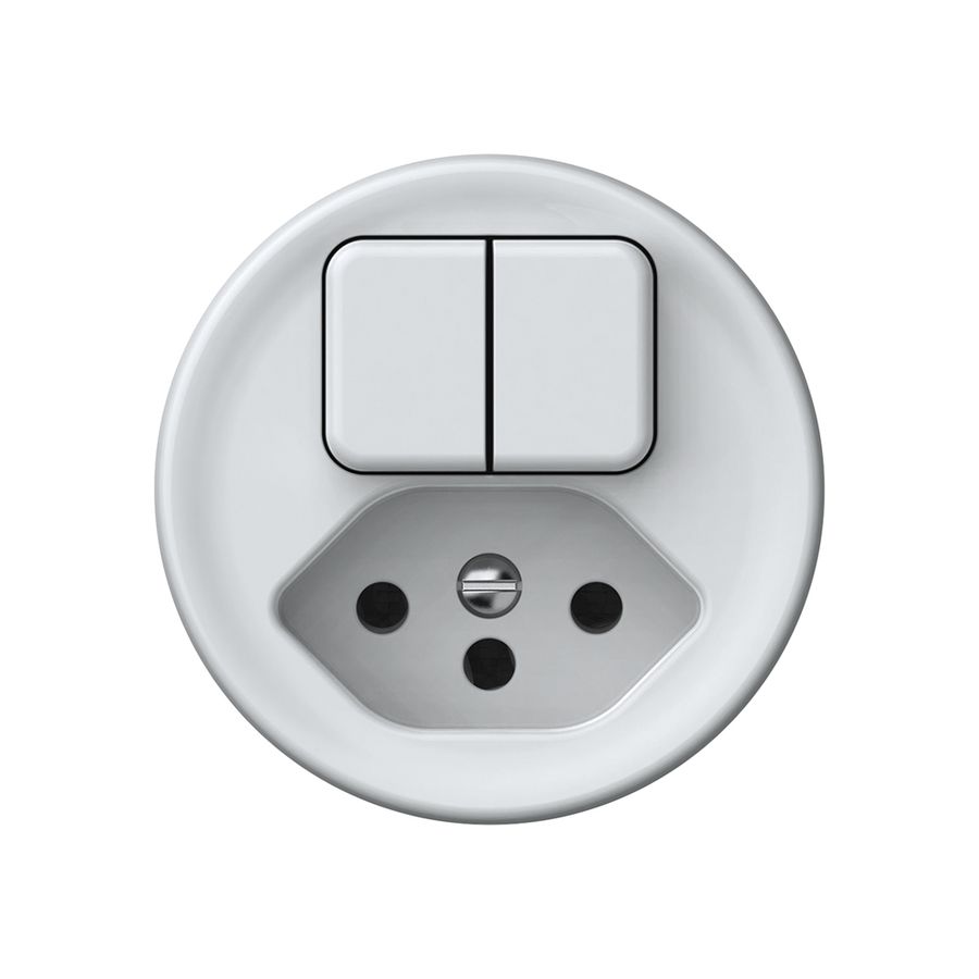 Kit frontale origin combinazione doppio bottone + T13 shutter 60×60mm bi